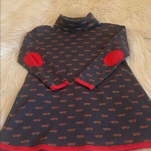 The Beaufort Bonnet Company Girls Tatum’s Turtleneck Dress